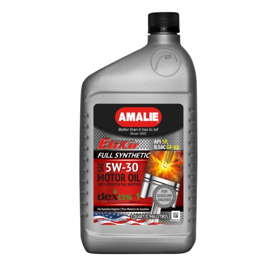AMALIE ELIXIR 5W30 100% synthetic Long life 